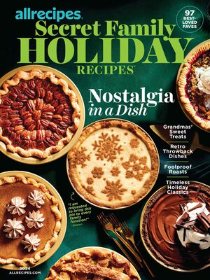 cover image of allrecipes Secret Family Holiday Recipes